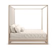 Pinstripe Light Canopy King Bed Pinstripe Light Canopy King Bed