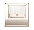 Pinstripe Light Canopy King Bed Pinstripe Light Canopy King Bed