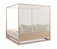 Pinstripe Light Canopy King Bed Pinstripe Light Canopy King Bed