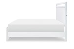 Siesta Key King Panel Bed - Polar White : bedroom : beds & headboards ...