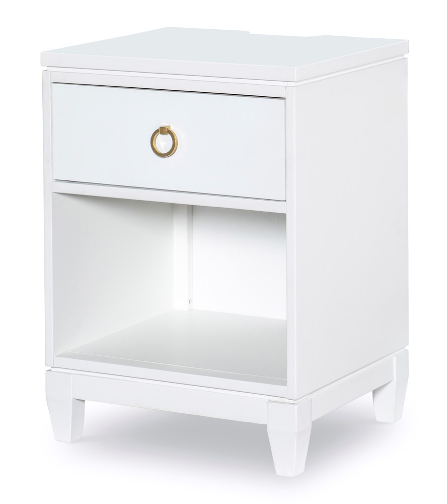 Siesta Key Small Nightstand - Polar White