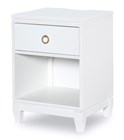 Siesta Key Queen Panel Bed - Polar White