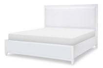 Siesta Key King Panel Bed - Polar White