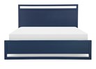 Siesta Key Queen Panel Bed - Navy Blue