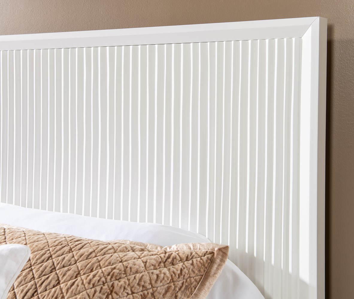Melrose Sculpted Panel King Bed