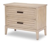 Egret End Table - Sand Dollar White