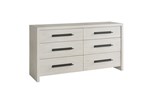 River Rock Six Drawer Dresser