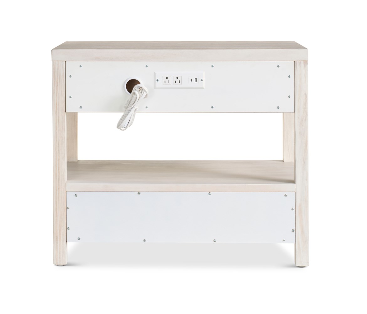 River Rock Lattice Nightstand