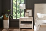 River Rock Lattice Nightstand