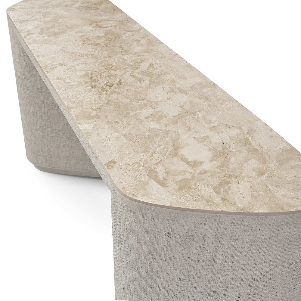 Holland Outdoor Console Table - Light Brown