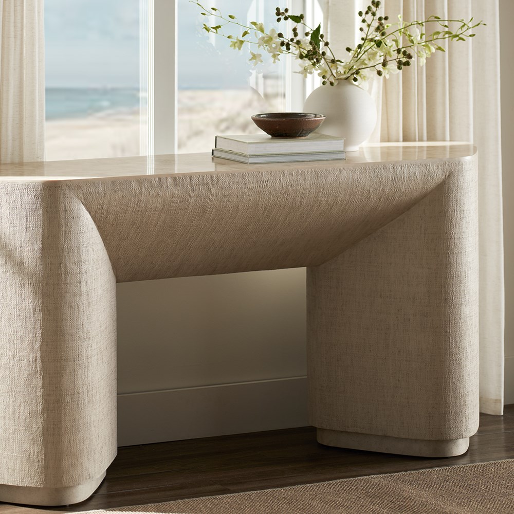 Holland Outdoor Console Table - Light Brown