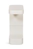Collins End Table - Stone White