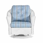 Padded Lounge Chair - Denim Blue