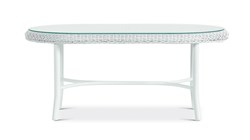 20" Round End Table - Denim Blue