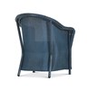 Padded Lounge Chair - Denim Blue
