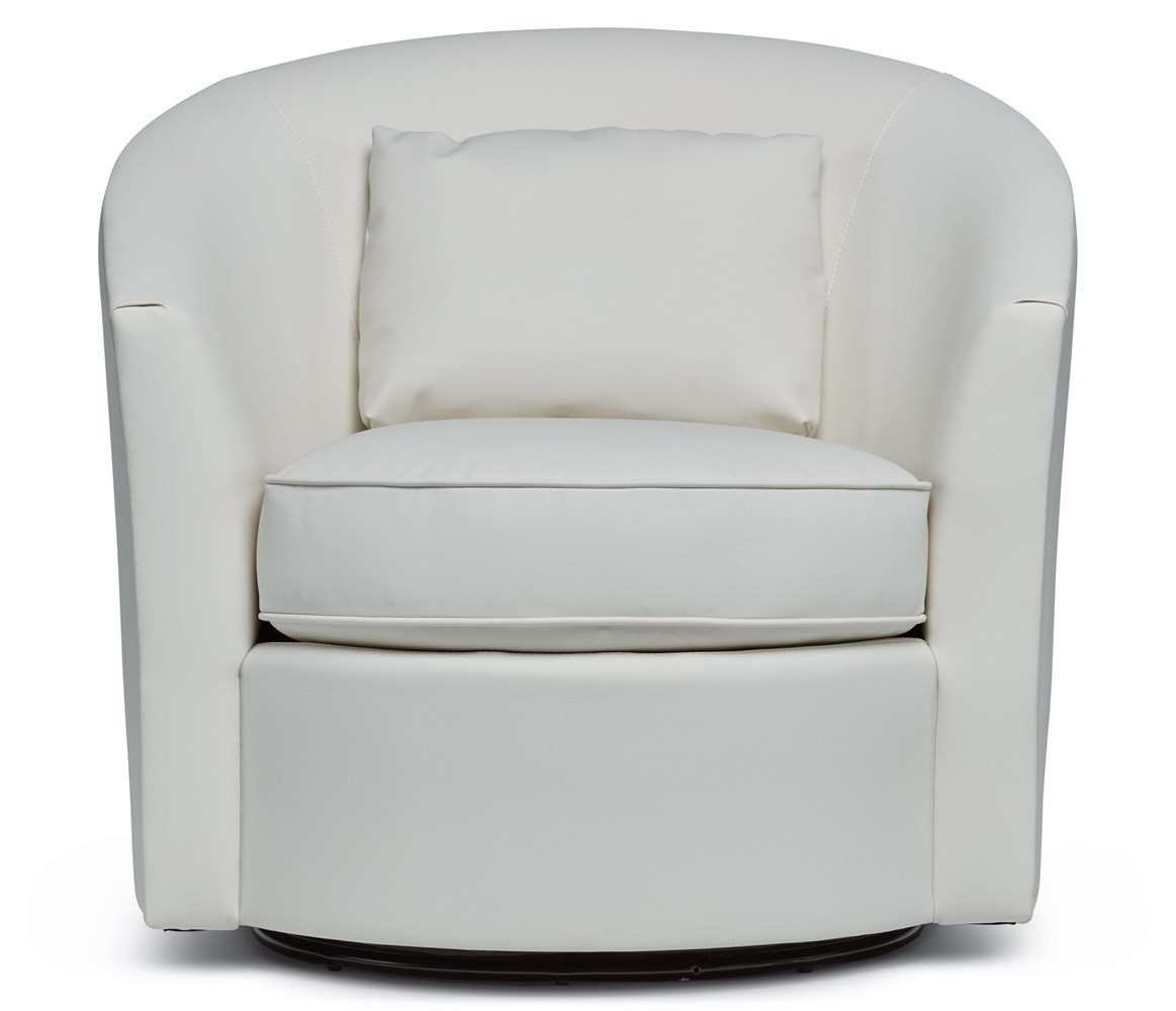Albion Leather Swivel Chair
