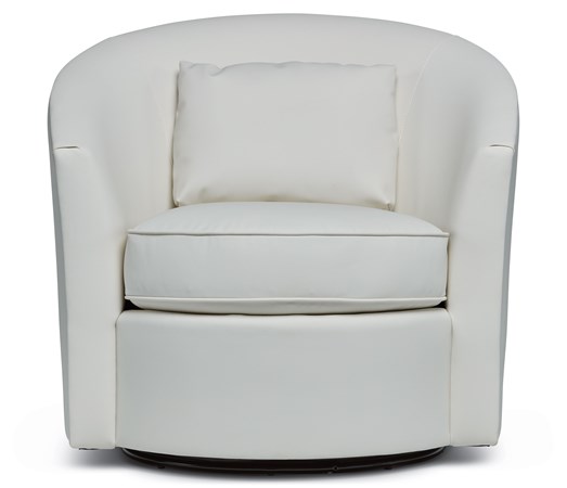 Albion Leather Swivel Chair