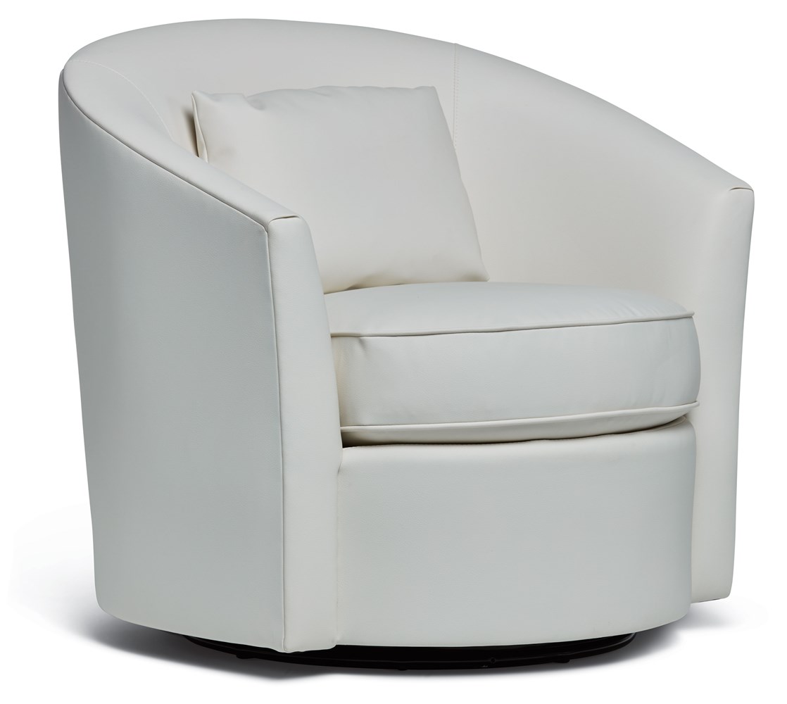Albion Leather Swivel Chair