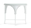 34" Round Outdoor Dining Table - White