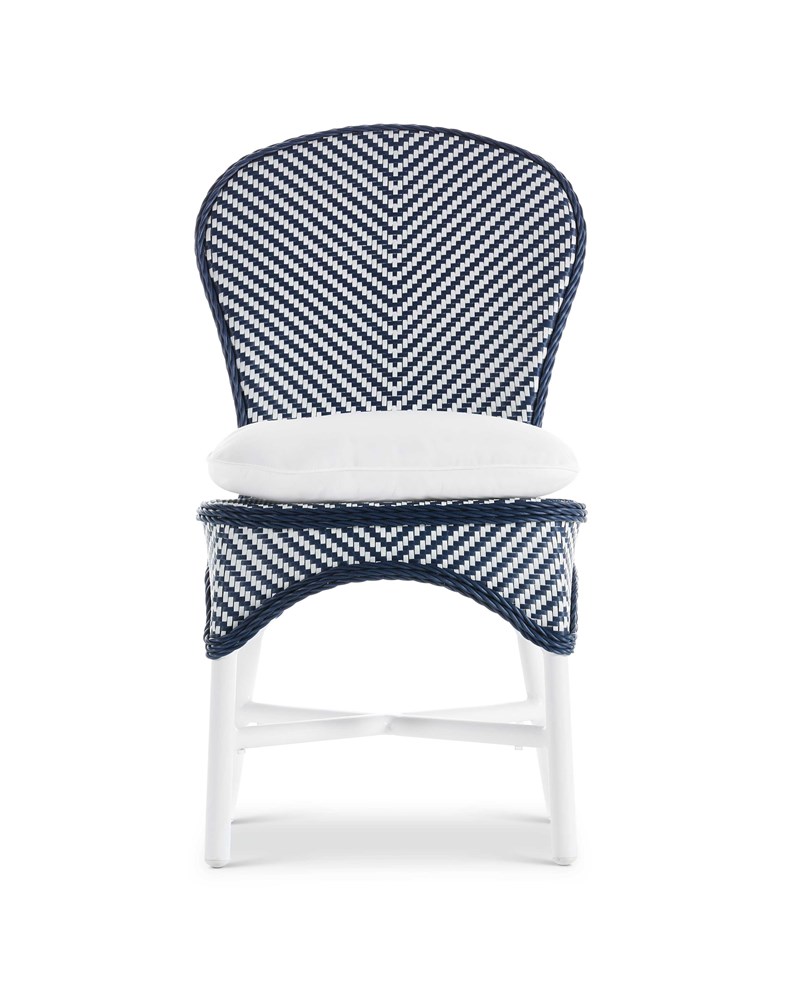 Savoy Side Chair - Chalk/Navy