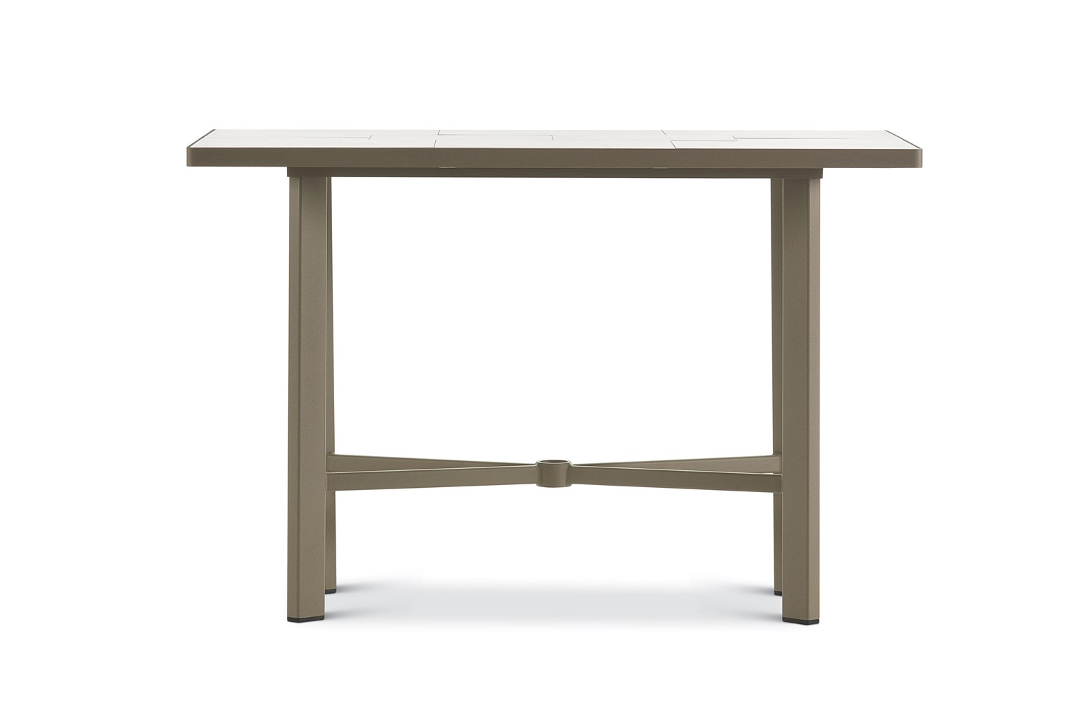 Modern Aluminum Counter Dining Table
