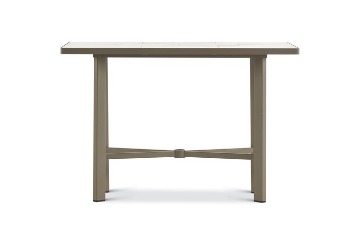 Modern Aluminum Counter Dining Table