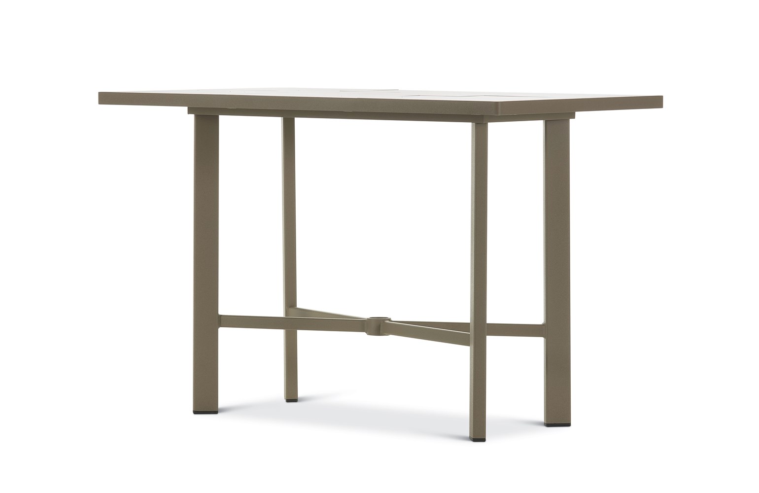 Modern Aluminum Counter Dining Table