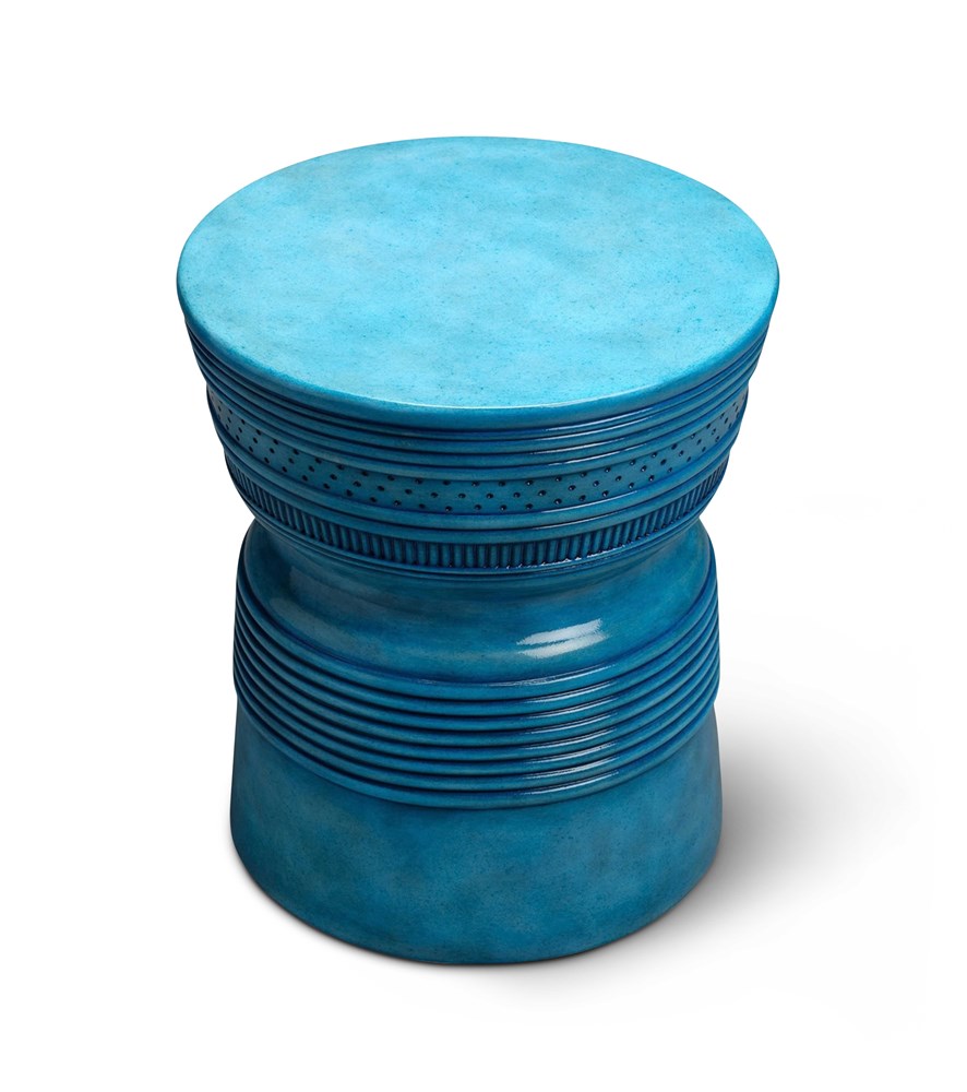 Astoria Stool - Blue Waves