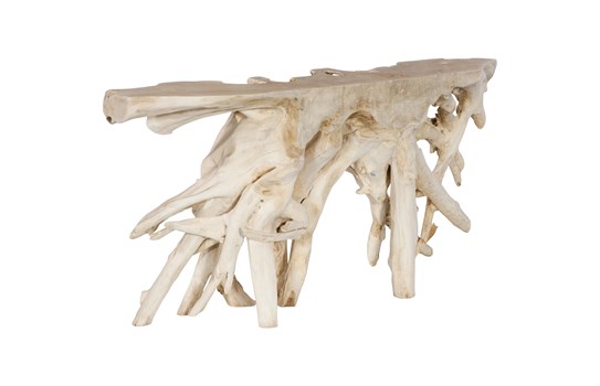 Teak Root Console Table III