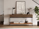 Cora Console Table - Natural Walnut Cora Console Table - Natural Walnut
