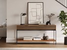 Cora Console Table - Natural Walnut