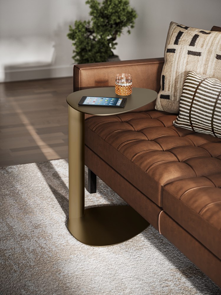 Bink Laptop/Side Table - Bronze