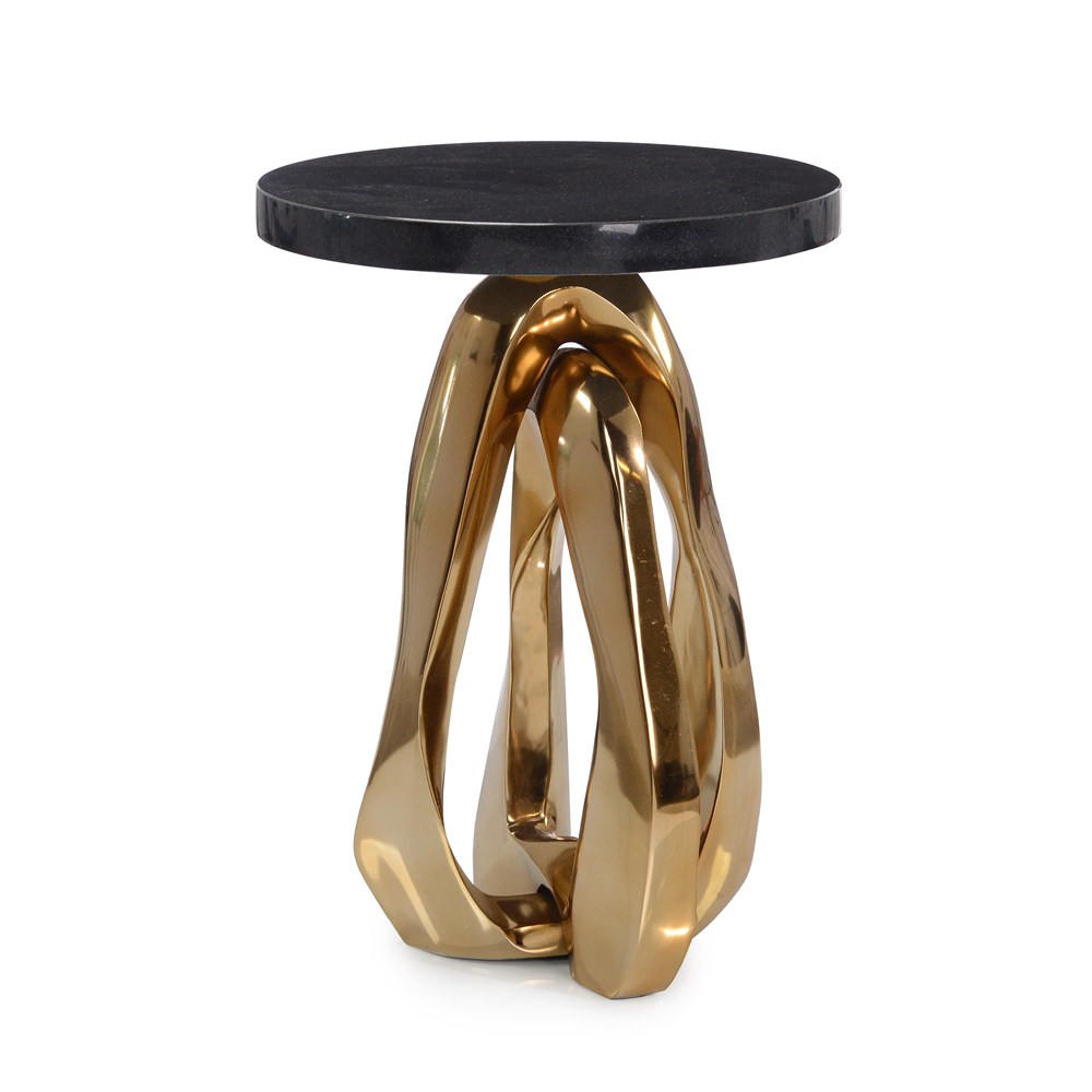 Kaari Side Table - Champagne Gold