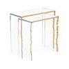 Gold-Leaf Edge Nesting Tables