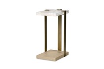 Carino Two Drawer Nightstand - Frost