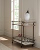 Aged Gold Bar Cart
