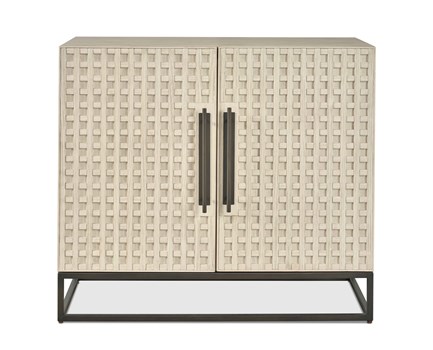 River Rock Lattice Hall Chest