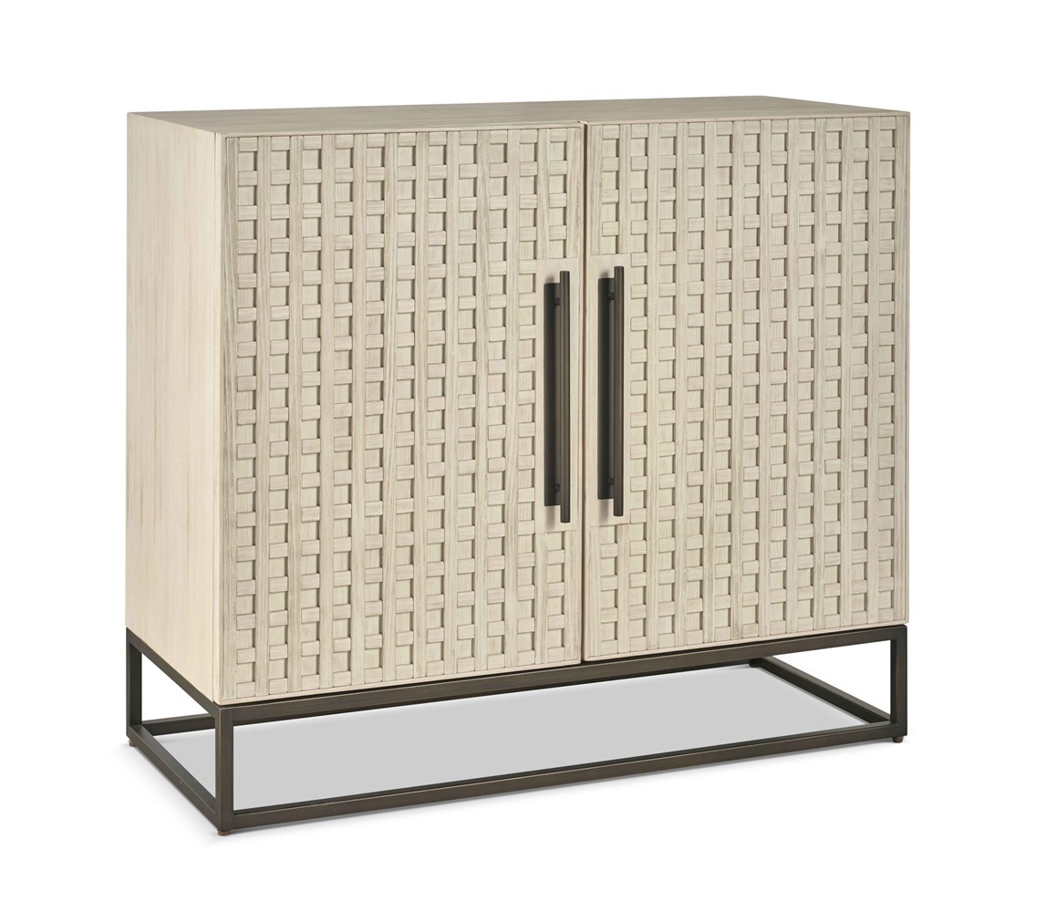 River Rock Lattice Hall Chest
