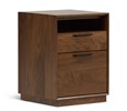 Intel Narrow Rolling File Cabinet with Cubby