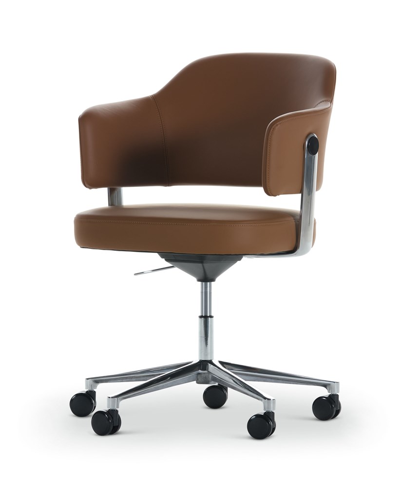 Circa Desk Chair - Saddle Leather