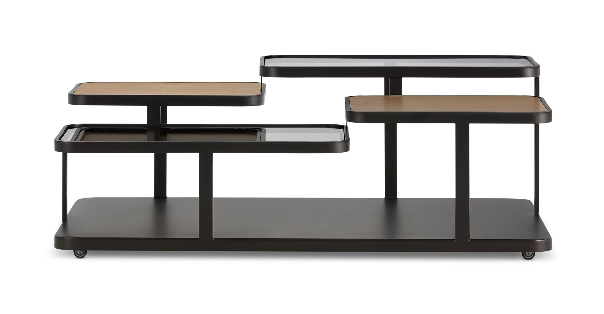 Quattro Cocktail Table with Casters