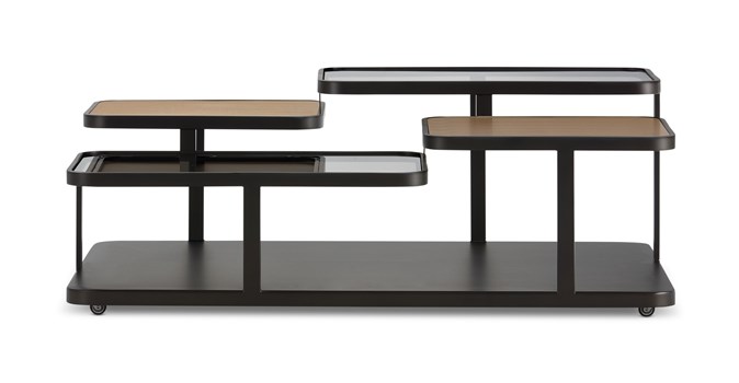 Quattro Cocktail Table with Casters