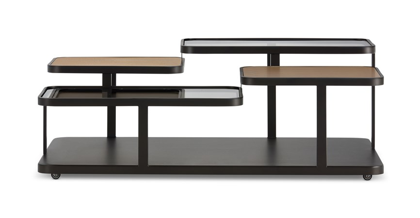 Quattro Cocktail Table with Casters