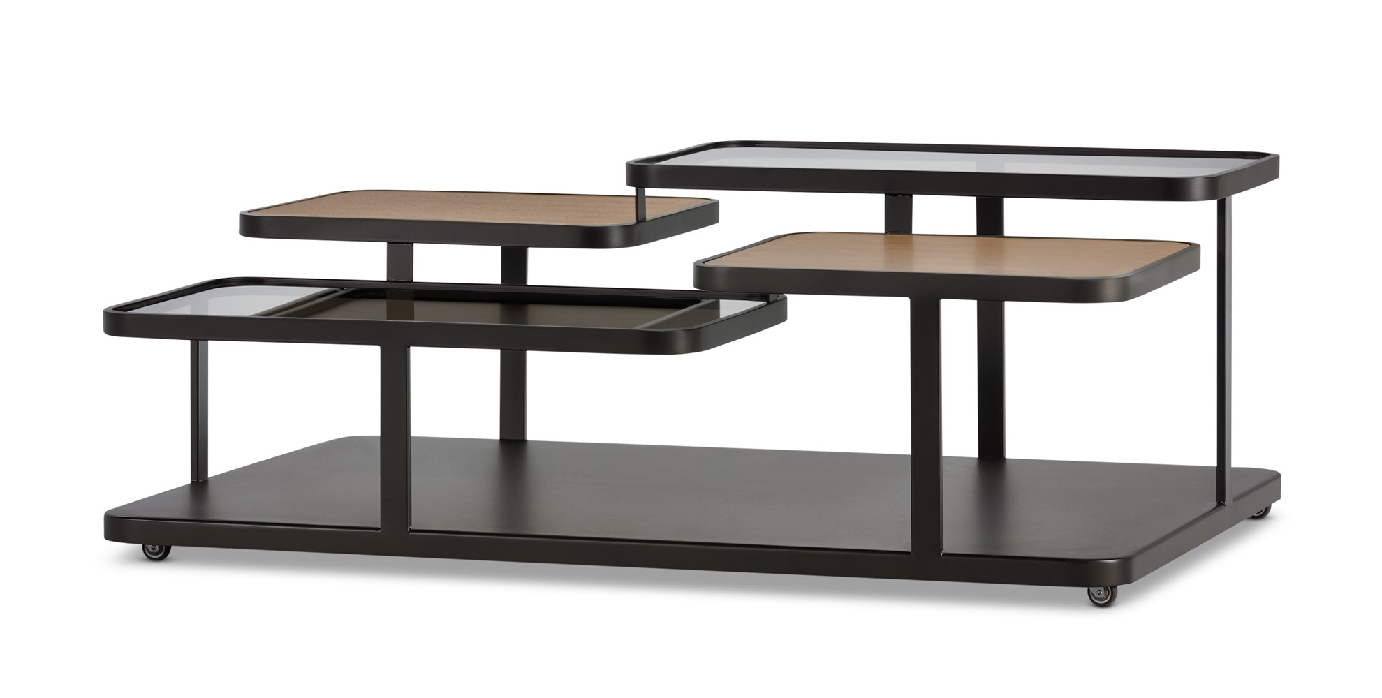 Quattro Cocktail Table with Casters