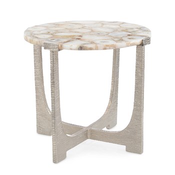 Unity Round Agate End Table