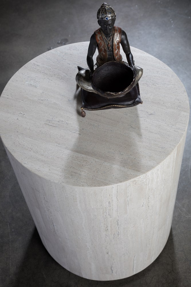 Cassio Round Drum End Table