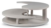 Misty Yin Yang Round Cocktail Table