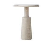 Carino Two Drawer Nightstand - Frost