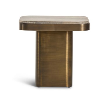 Jupiter Side Table - Glam Travertine