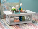 Egret Cocktail Table - Sand Dollar White Egret Cocktail Table - Sand Dollar White